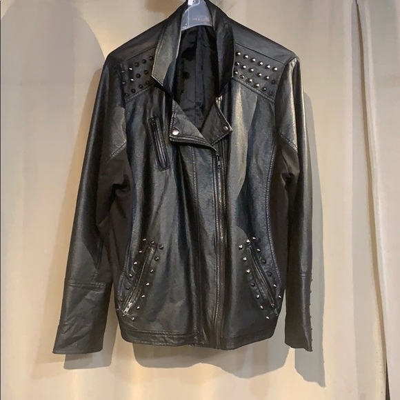 Penningtons Jackets & Blazers - love and legend pleather jacket.